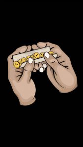 Happy Pills Oled iPhone Wallpaper 4K