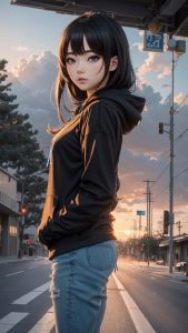 Hoodie Girl iPhone Wallpaper 4K Hoodie Girl iPhone Wallpaper 4K