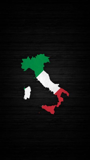 Italy Map iPhone Wallpaper 4K