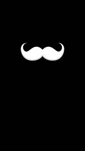 Mustache iPhone Wallpaper 4K