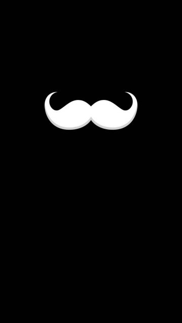 Mustache iPhone Wallpaper 4K