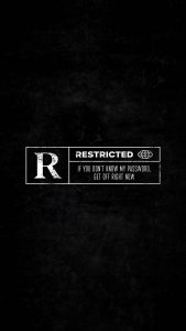 Restricted Access iPhone Wallpaper 4K
