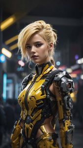 Robot Ai Girl iPhone Wallpaper 4K