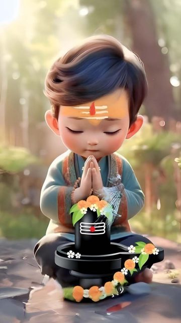 Shiva Prayer iPhone Wallpaper 4K