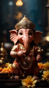 Shree Ganesh iPhone Wallpaper 4K