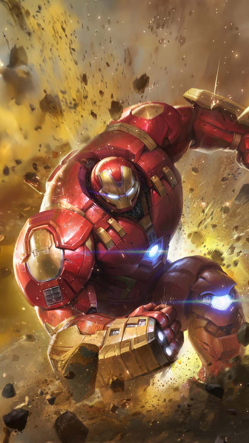 The Iron Hulkbuster iPhone Wallpaper 4K