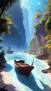 Water World iPhone Wallpaper 4K