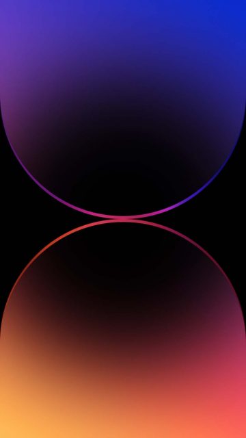 iPhone 15 Pro Dual Gradient Abstract Wallpaper