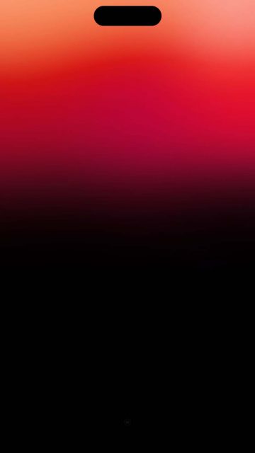 iPhone 15 Pro Dynamic Island Gradient Red Wallpaper