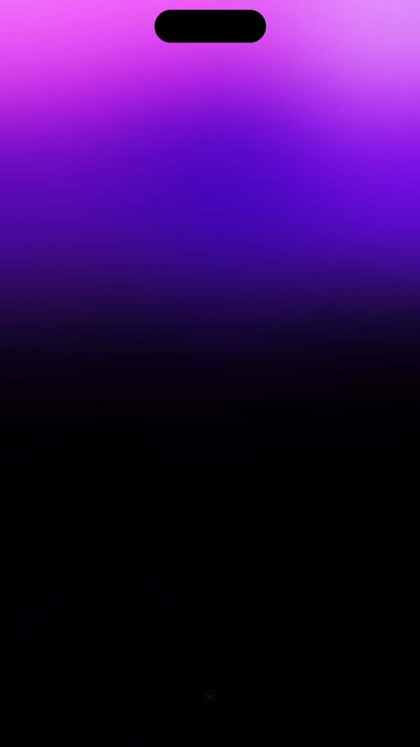 iPhone 15 Pro Dynamic Island Purple Wallpaper
