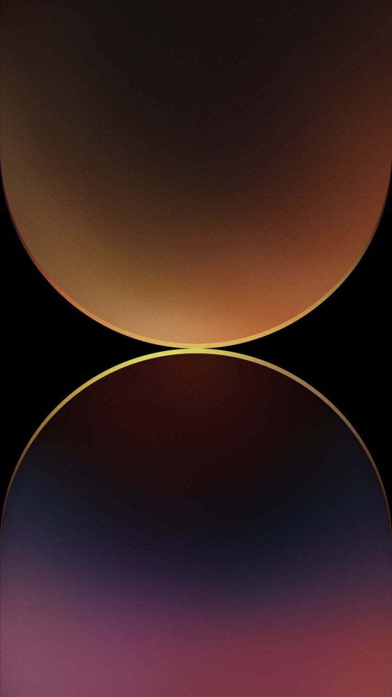 iPhone 15 Pro Gold Dual Gradient Wallpaper - iPhone Wallpapers