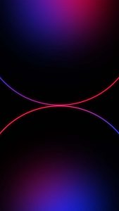 iPhone 15 Pro Neon Dual Gradient Abstract Wallpaper