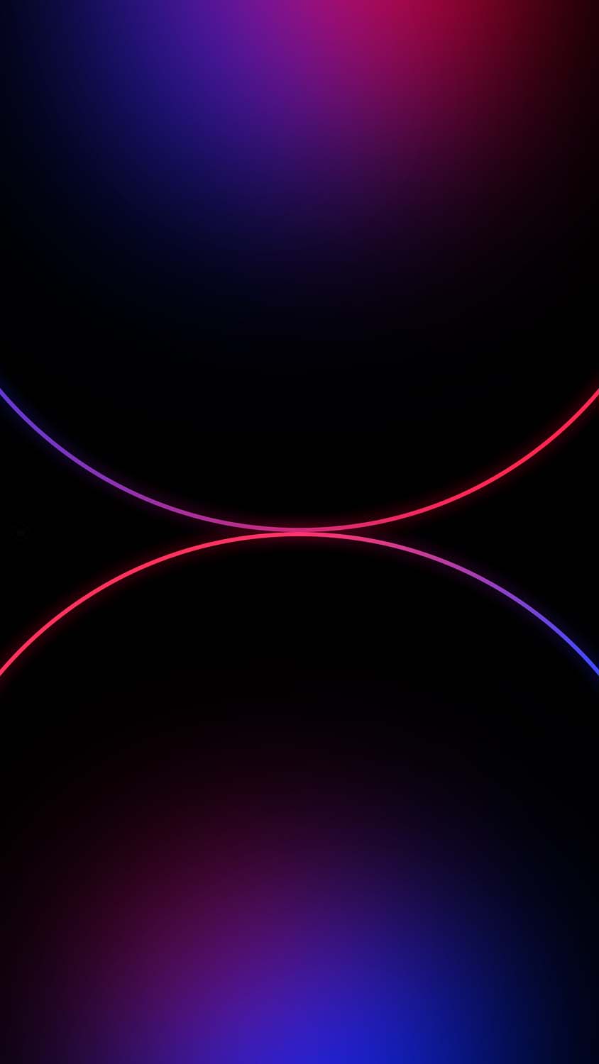 iPhone 15 Pro Neon Dual Gradient Abstract Wallpaper