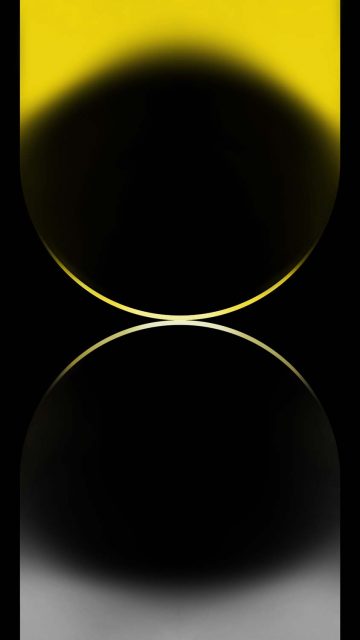 iPhone 15 Pro Yellow Gradient Abstract Wallpaper