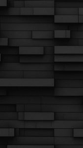 3D Black Tiles iPhone Wallpaper 4K