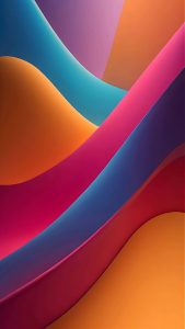 3D Waves iPhone Wallpaper 4K