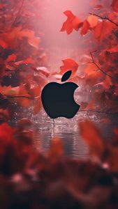 Apple Logo Black iPhone Wallpaper 4K