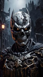 Batman Skull iPhone Wallpaper 4K