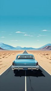 Classic Road iPhone Wallpaper 4K