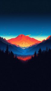 Forest Mountain iPhone Wallpaper 4K