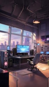 Gaming Room iPhone Wallpaper 4K