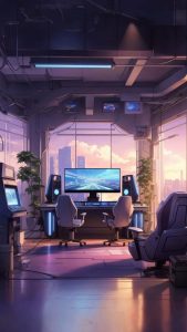 Gaming Setup iPhone Wallpaper 4K