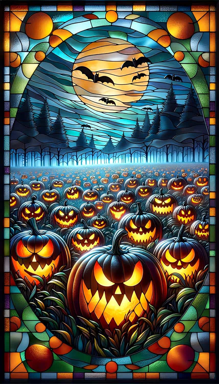Halloween Pumpkins iPhone Wallpaper 4K