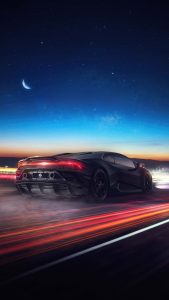 Lamborghini huracan roar iPhone Wallpaper 4K