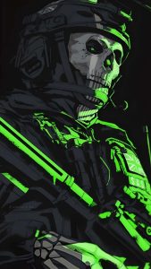 MW3 Ghost iPhone Wallpaper 4K
