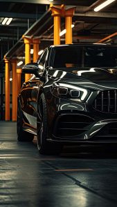 Mercedes AMG Black iPhone Wallpaper 4K