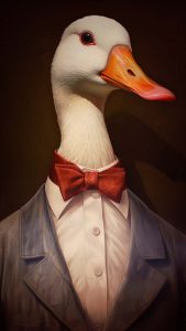 Mr Duck iPhone Wallpaper 4K