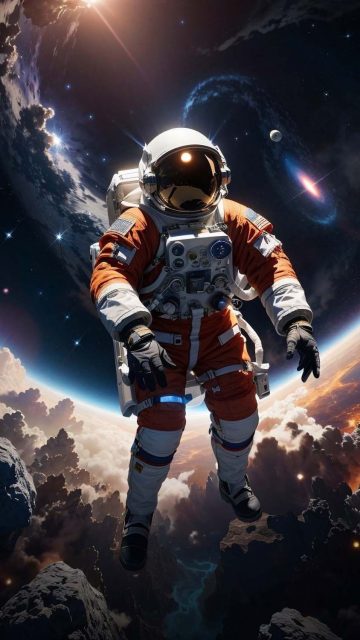 NASA Astronaut iPhone Wallpaper 4K