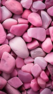 Pink Stones iPhone Wallpaper 4K
