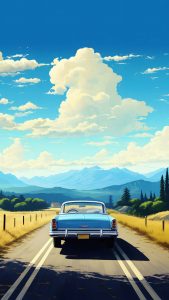 Retro Sky iPhone Wallpaper 4K