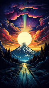 Sunrise Mountain iPhone Wallpaper 4K