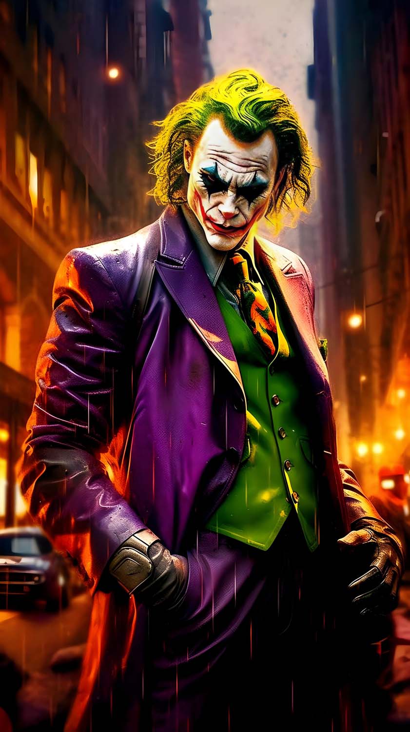 The Joker iPhone Wallpaper 4K