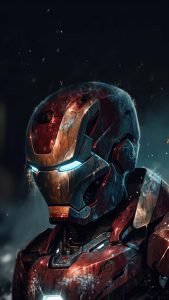 The iron man chronicles iPhone Wallpaper 4K