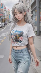 Urban Girl Fashion iPhone Wallpaper 4K