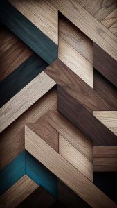 Wooden 3D Art iPhone Wallpaper 4K
