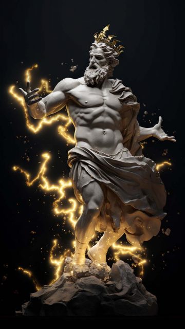 Zeus God iPhone Wallpaper 4K