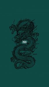 2024 Dragon Year iPhone Wallpaper