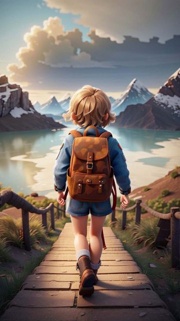 Adventure Kid iPhone Wallpaper 4K