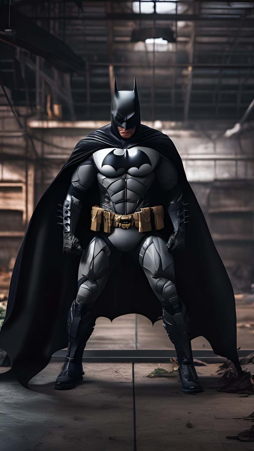 Batman Action iPhone Wallpaper