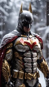 Batman Golden Suit iPhone Wallpaper 4K