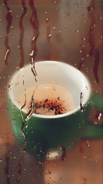 Coffee Mist iPhone Wallpaper