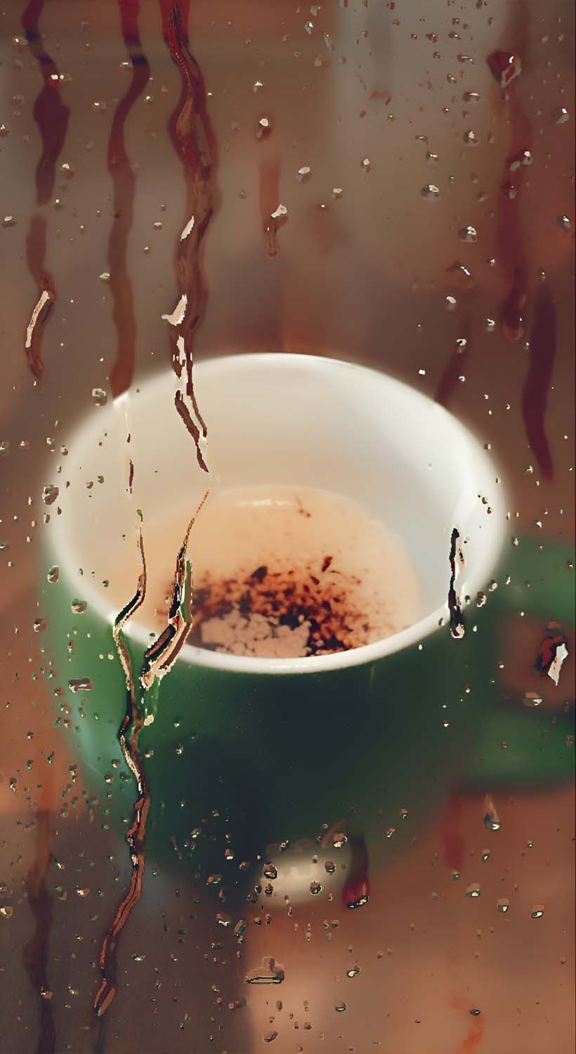 Coffee Mist iPhone Wallpaper