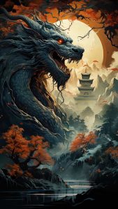 Dragon Art iPhone Wallpaper