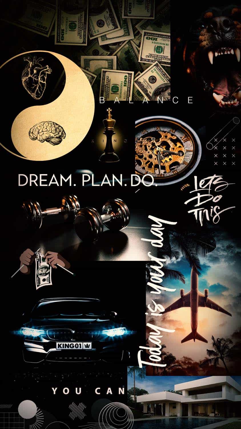 Dream Plan iPhone Wallpaper 4K