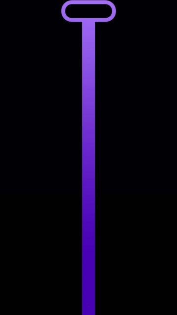 Dynamic Island Purple Stripe iPhone Wallpaper