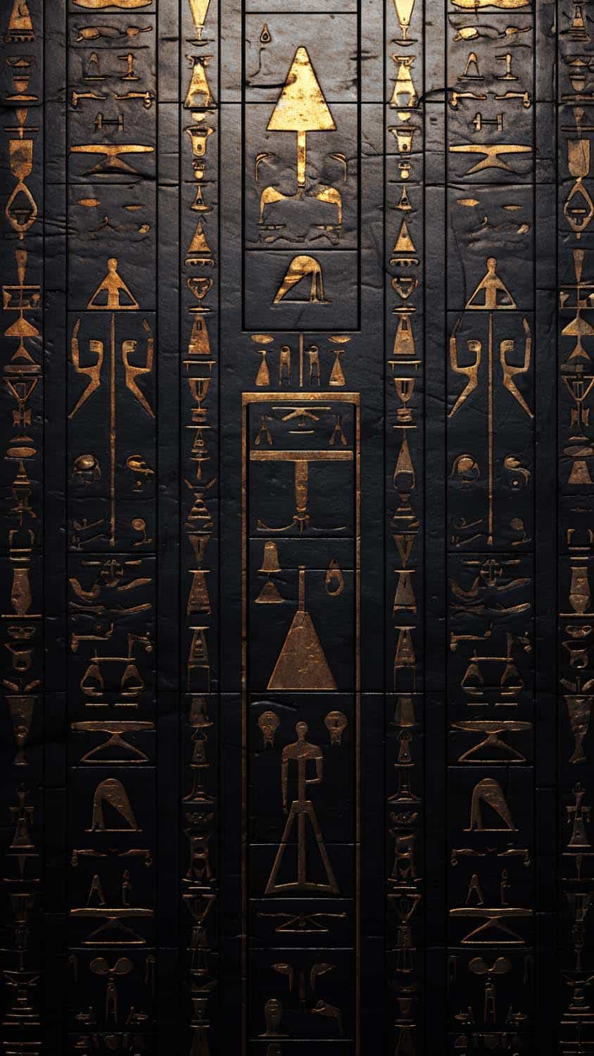 Egyptian Pyramid Art iPhone Wallpaper
